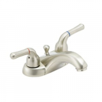 Faucet Centerset Bathroom Sink, Brushed Nickel