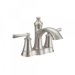 Hopkins Two Handle Bathroom Sink, Brushed Nickel
