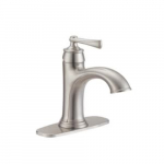 Hopkins Monoblock Bathroom Sink, Brushed Nickel