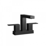 Kelper Centerset Bathroom Sink Faucet, Matte Black