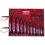 Chrome Reversible Combination Ratcheting Wrench Set