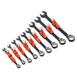 Tether-Ready Reversible Ratcheting Wrench Set