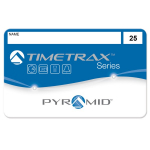 Time Trax Swipe Cards, Card Number 1-25