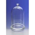 Bell Jar with Top Knob and Ground Flange
