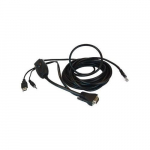Integrated KVM for VGA USB Audio Cable, 12ft