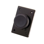 2.25" Plastic Mushroom Plunger, Black