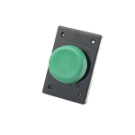 2.25" Plastic Mushroom Plunger, Green