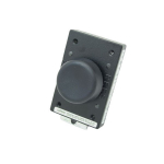 2.25" Mushroom Plunger with Spring Latch, Black