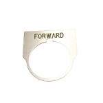 30.5mm Standard Legend Plate, "FORWARD"