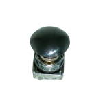 30.5mm Push Button, 2.00" Mushroom, Chrome