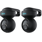 5MP Cameras (Black) x2 with Motion Spotlights