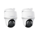 8MP Cameras x2 White with Color Night Vision