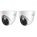 12MP UHD PoE Cameras x2 with Color Night Vision