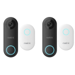 Wired PoE Video Doorbells x2 with Chime