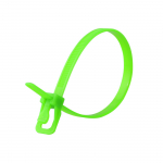 EveryTie 12 Inch Fluorescent Green Releasable Tie