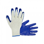 Cotton Poly Knit Coated Palm Gloves, One Size