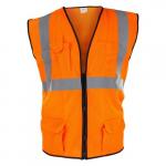 Class 2 Surveyor's Vest, Orange, 2X-Large