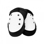 Deluxe Knee Pad, Black and White, Plastic