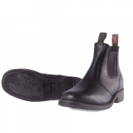 Boots, Statesman, Leather, Black, Size 7.5