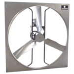 36" Galvanized Panel Fan, 3-Wing, 1 HP, 3-Phase