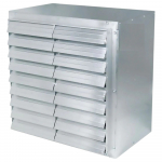 36" Light Trap Exhaust Fan, 1 HP, 5-Wing Blade