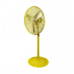 36" Safety Yellow Fan with Pedestal Stand