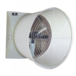 57" Fiberglass Exhaust Fan with Cone, 3-Phase