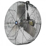 24" F5 Livestock Circulation Fan, OSHA Guards, Black