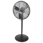 30" Twister Oscillating Circulation Fan, Black