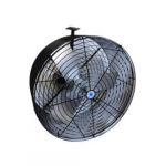 Versa-Kool 20" Circulation Fan, Cord, Mount, Black