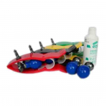 Set of Reusable Adult ECG Electrodes