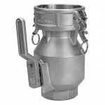 PTFE Coupler x Female NPT Dry Coupling, 3"