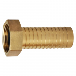 Hose Nipple, 1-1/2" x 1-1/2" Brass Long Shank