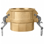 2" Brass Self-Locking, Cam and Groove Coupling
