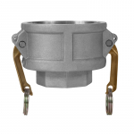 1-1/2" x 1" Cam and Groove Coupling, Aluminum