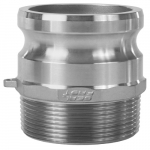 1-1/4" Cam and Groove Coupling, Stainless Steel