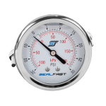 4" x 1/4" Gauge, All Stainless Case, Back Mount