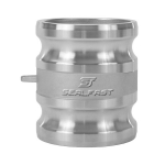 1-1/2-x 2" 316 Steel SA Male x Male Spool Adapter