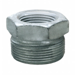 1" Plated Iron Ground Joint Female Spud