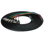 Audio Cable 25-Pin 4 XLR Female/Male, 25 ft