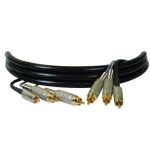 Dubbing Cable Canare Male to 3 RCA Male, 100 ft