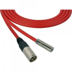 Audio Cable 3-Pin XLR M - TS F, 75 Foot, Red