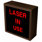 SBL77R-193/12-24VDC Laser In Use LED Sign
