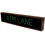 TCL734G-121/12-24VDC ATM Lane LED Sign