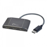 1x3 Port DisplayPort to HDMI MST Hub, Splitter