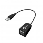 Compact 2-Port Hub USB 2.0