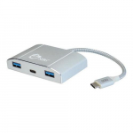 USB-C to 4-Port USB 3.0 Hub Power Delivery