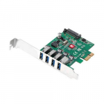 DP USB 3.0 4-Port PCIe Card