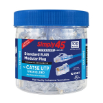 Standard Blue Tint Cat5e UTP RJ45 Modular Plug