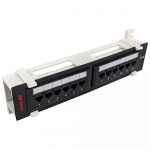 12 Port Wall Mount Loaded UTP Cat6 Patch Panel